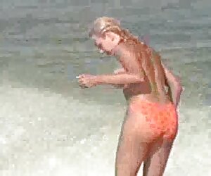 Hermosa sucia modelos desnudas en playa rubia